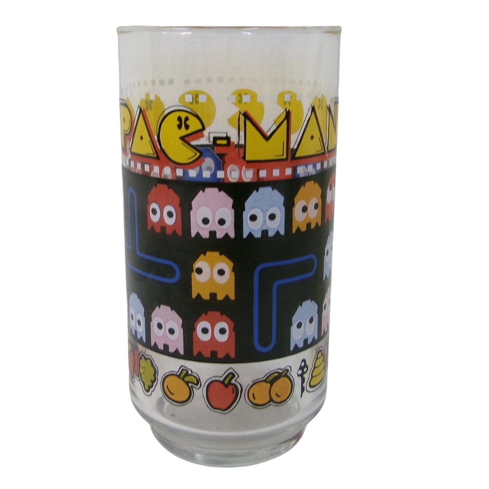 Vintage 1980 Midway Pac-Man Drinking Glass